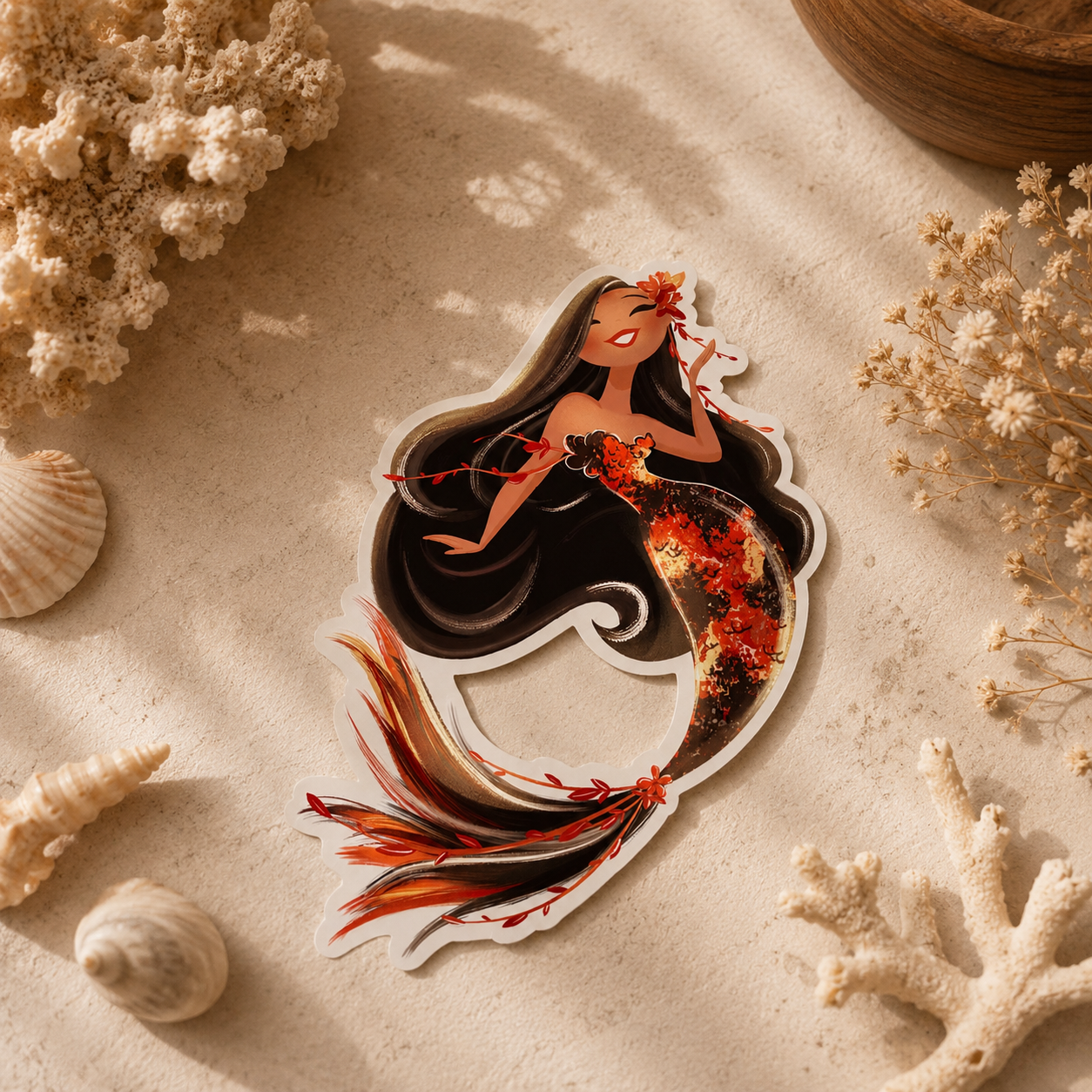 Koi Empress — Waterproof Vinyl Sticker
