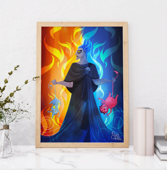 Hades — Disney Villain Fine Art Print