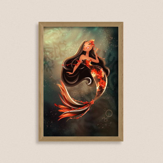 Koi Empress — Fantasy Mermaid Print