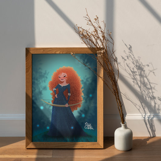 Princess Merida — Disney Princess Fine Art Print