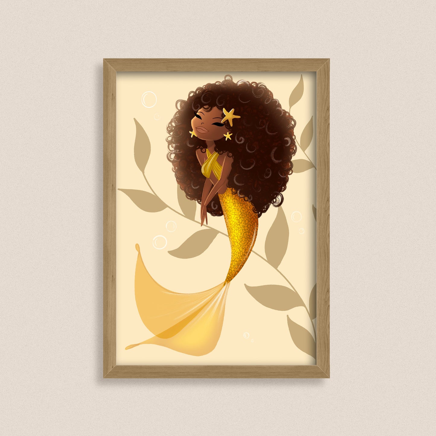 Solar Muse — Fantasy Mermaid Print