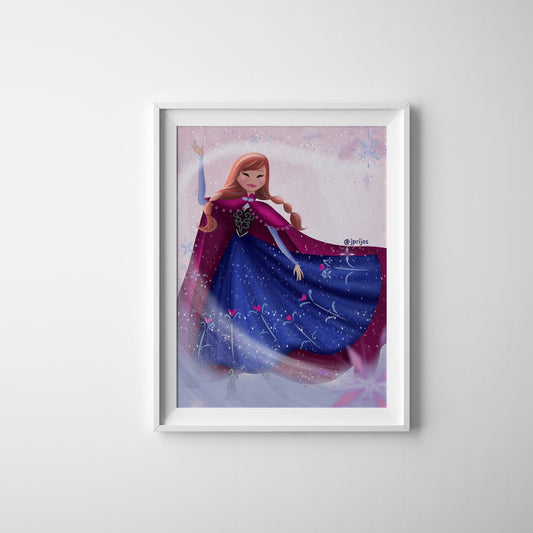Princess Anna — Disney Princess Fine Art Print