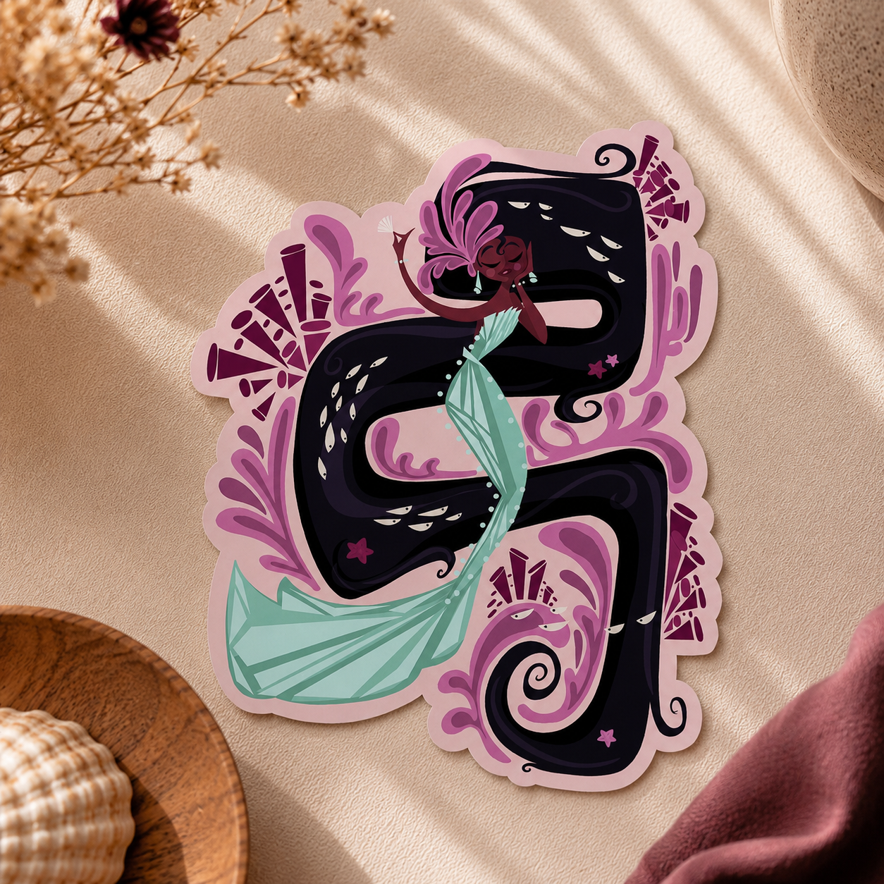 Keeper of the Tides — Waterproof Vinyl Sticker