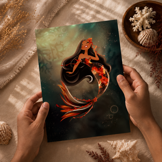 Koi Empress — Fantasy Mermaid Print