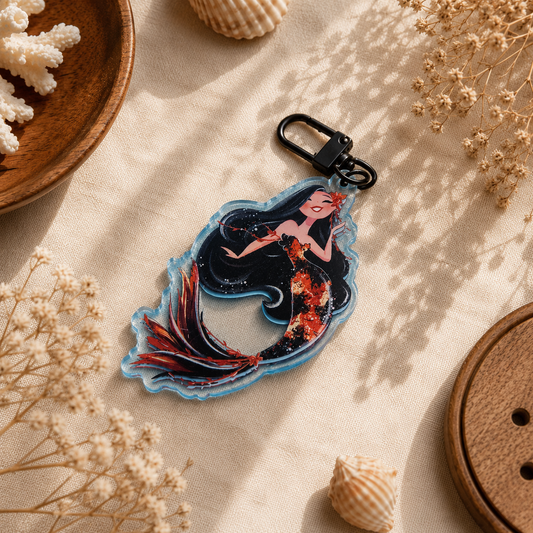 Koi Mermaid — Acrylic Keychain