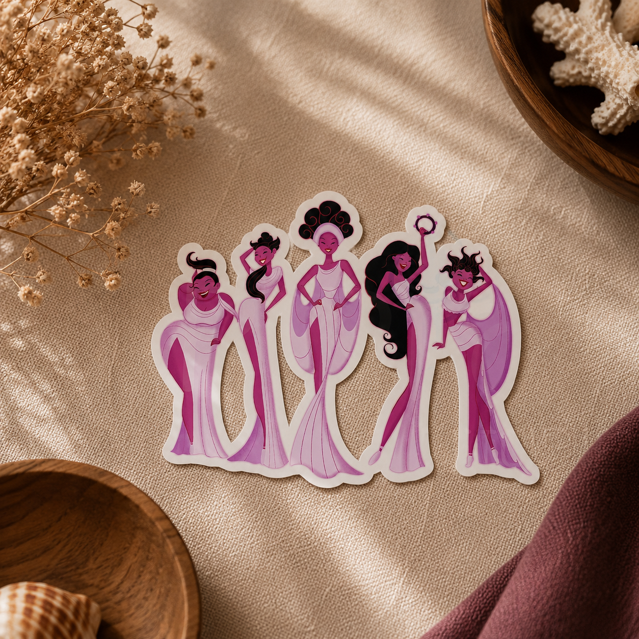 The Muses — Waterproof Vinyl Sticker