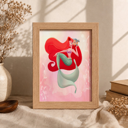 Princess Ariel — Disney Princess Fine Art Print