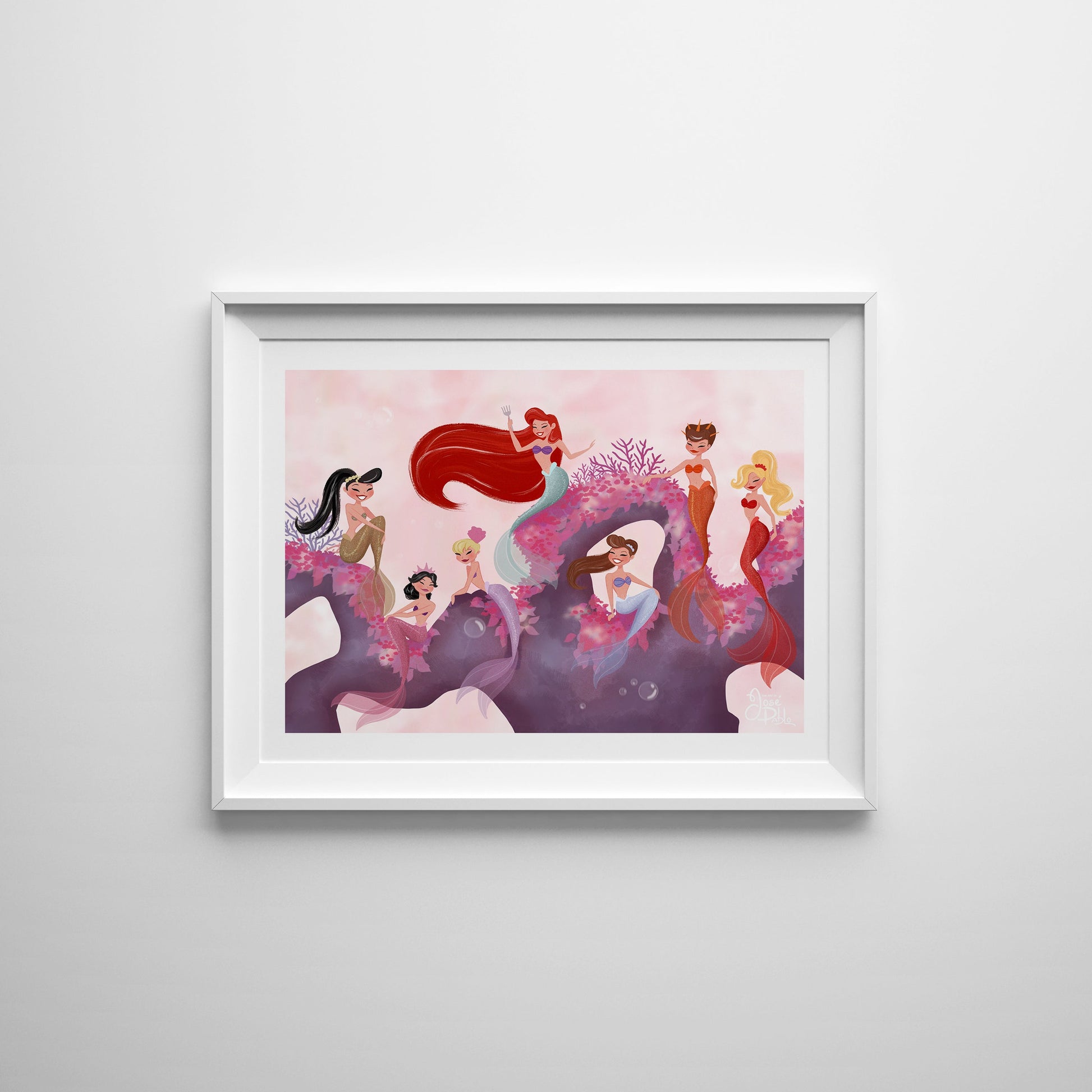 the little mermaid print