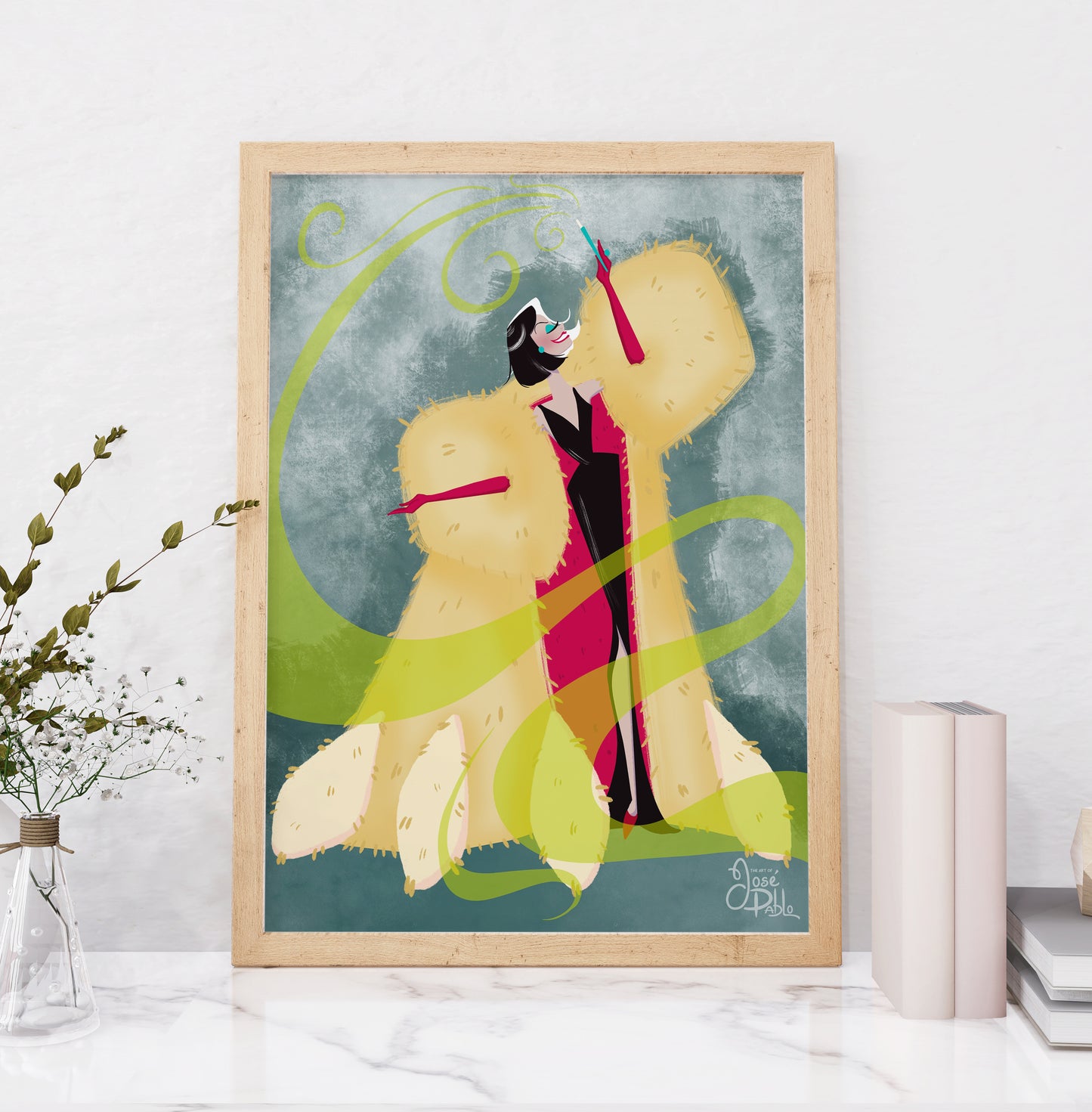 Cruella De Vil — Disney Villain Fine Art Print
