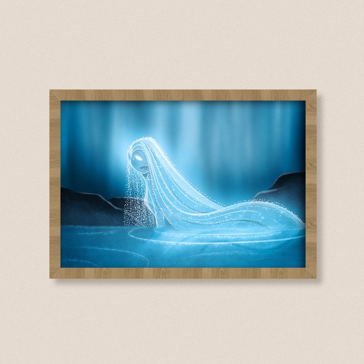 Elemental Water - Fantasy Mermaid Art Print