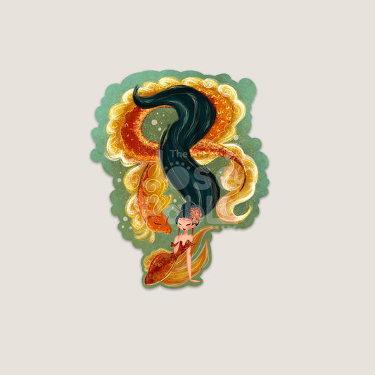 Ember Sovereign — Waterproof Vinyl Sticker