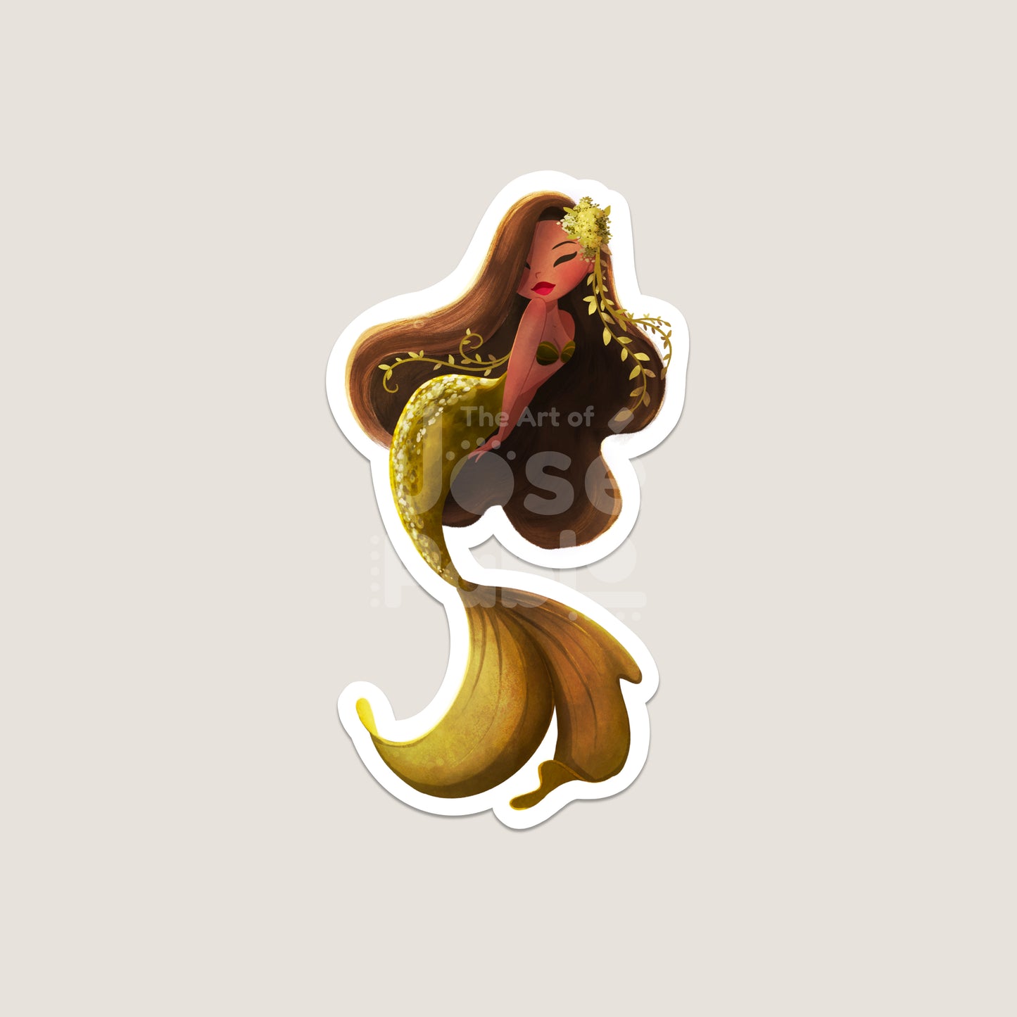 Gilded Muse — Waterproof Vinyl Sticker