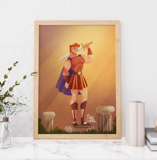 Hercules — Disney Hero Fine Art Print