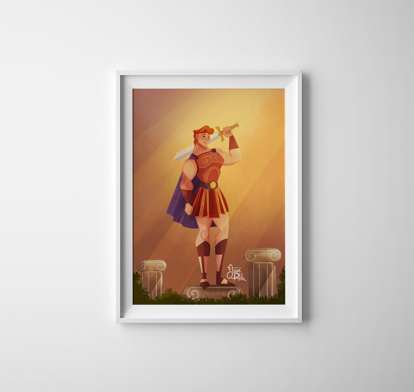 Hercules — Disney Hero Fine Art Print