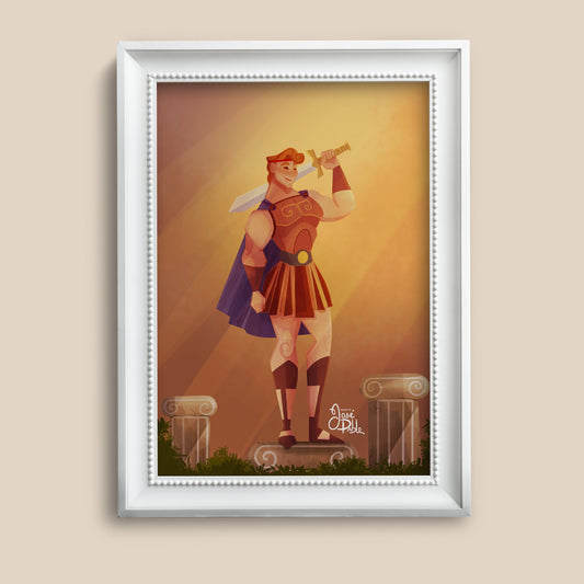 Hercules — Disney Hero Fine Art Print