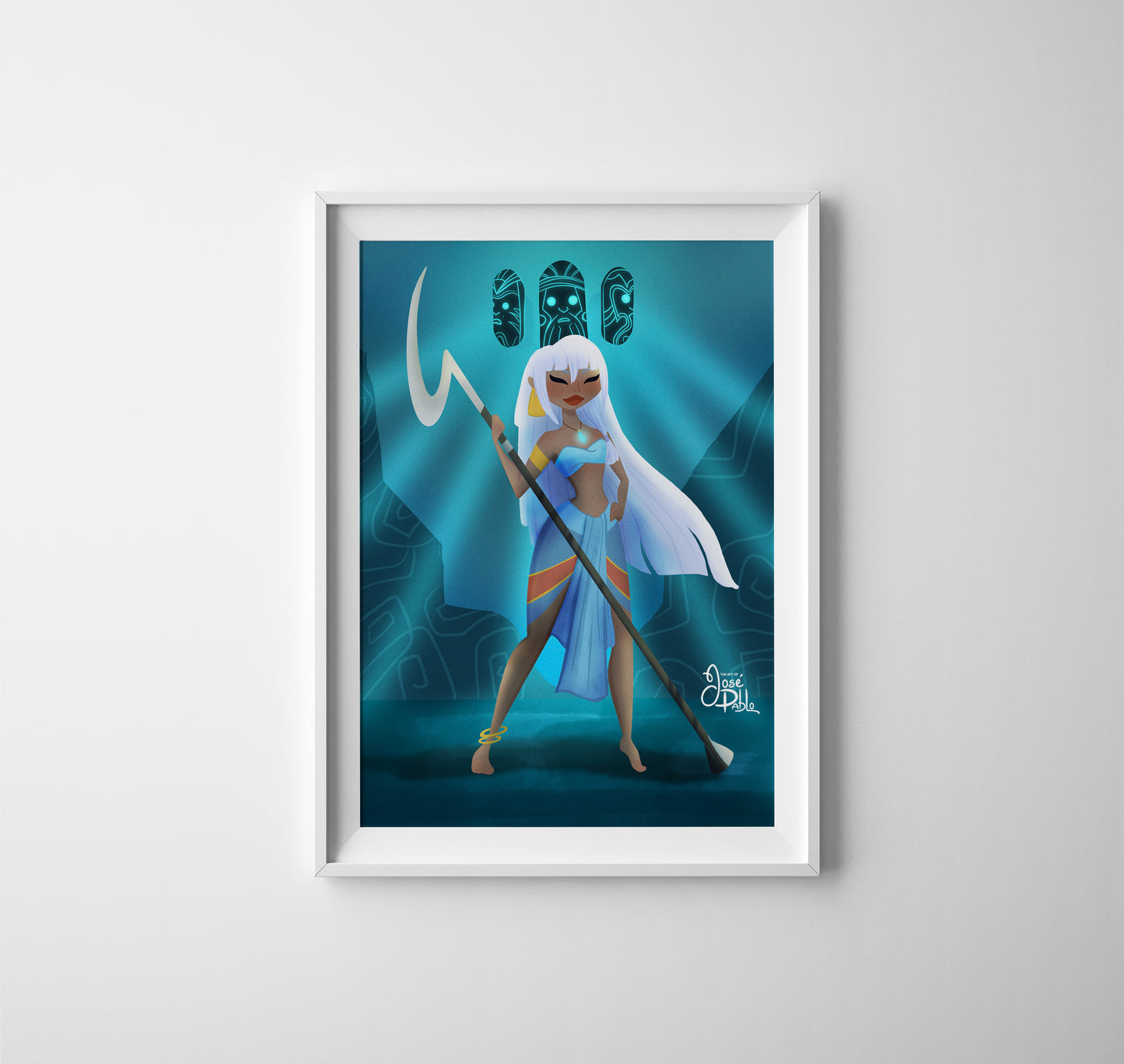 Princess Kida — Disney Princess Fine Art Print