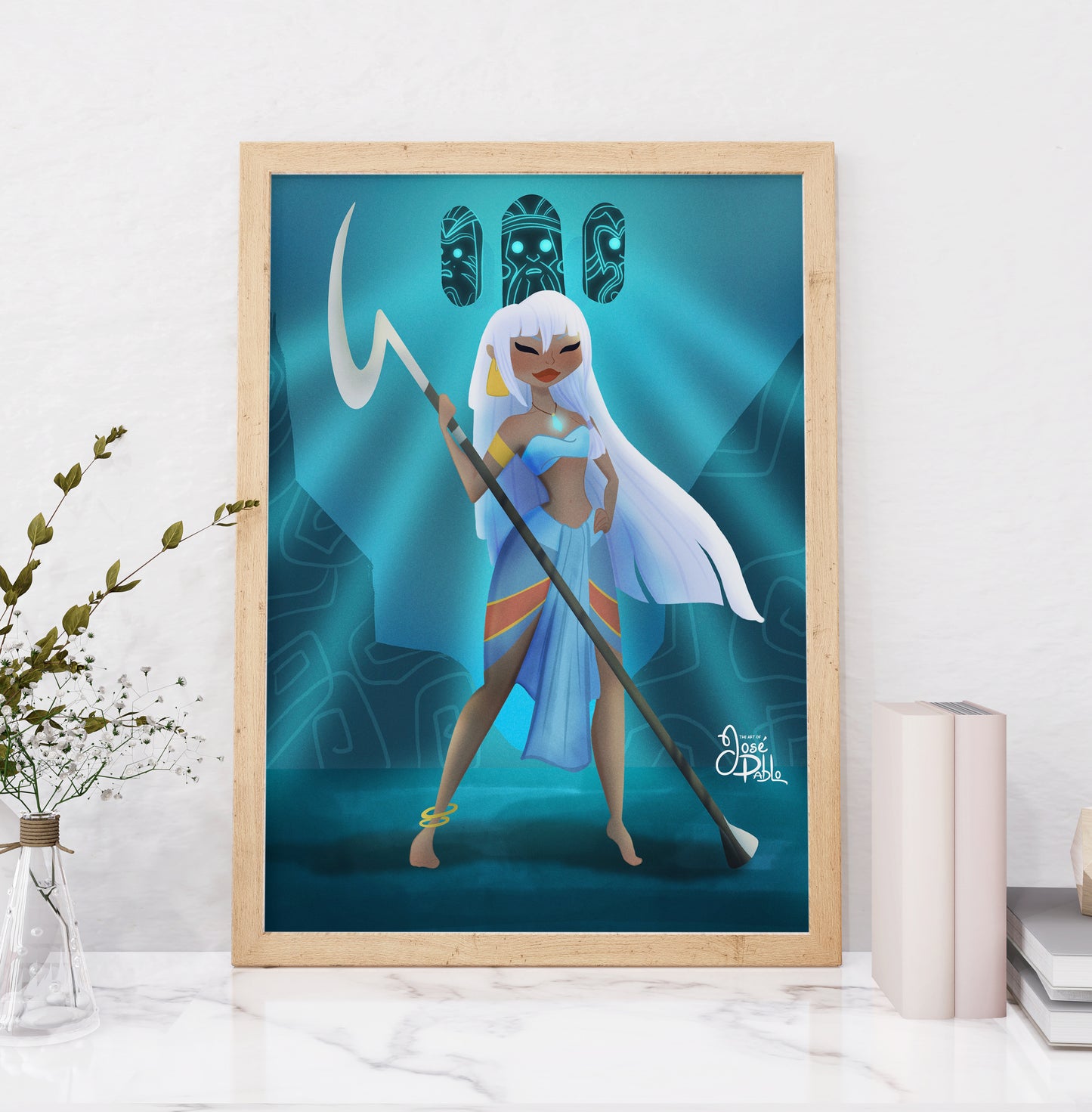 Princess Kida — Disney Princess Fine Art Print