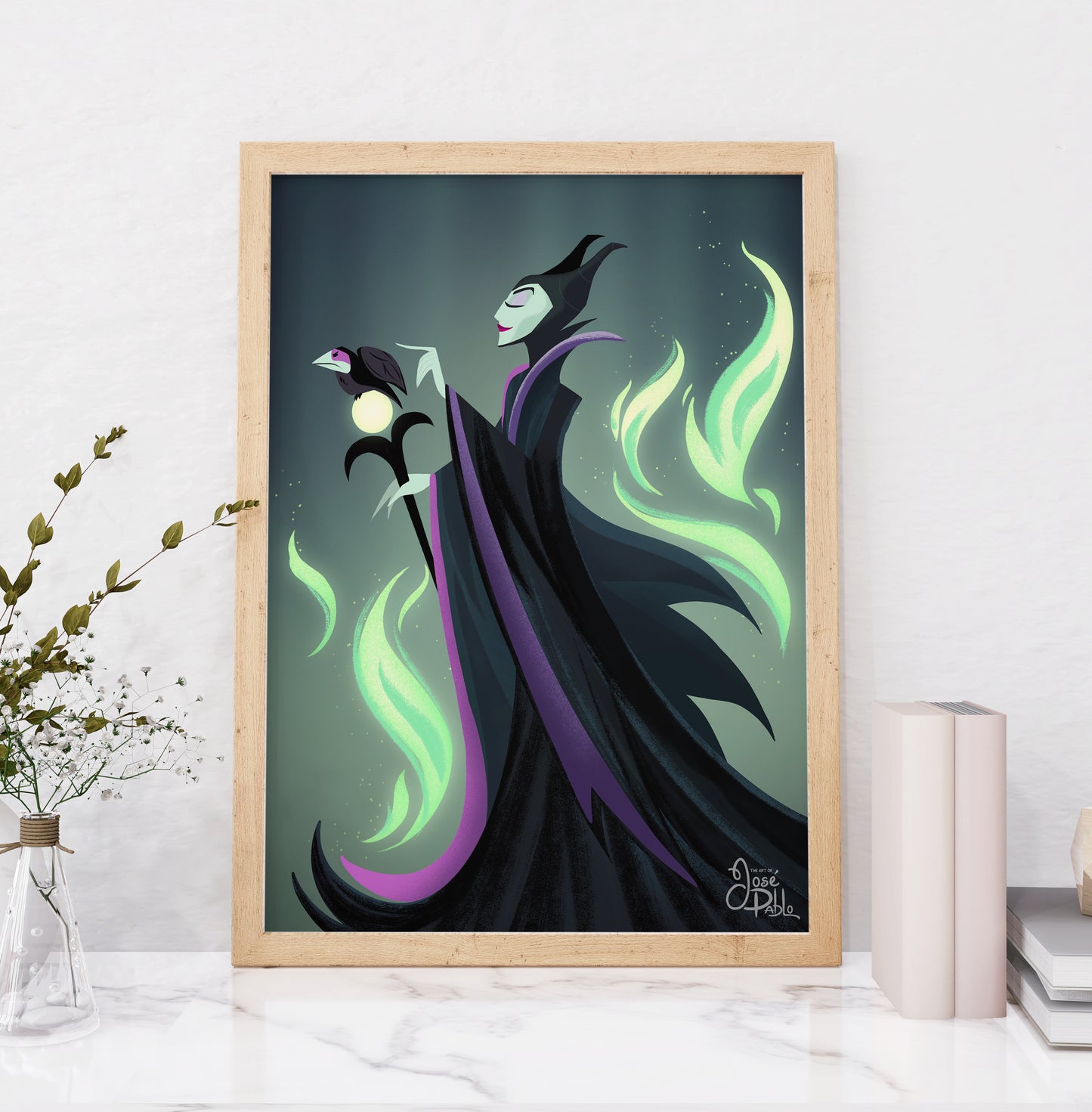 Maleficent — Disney Villain Fine Art Print