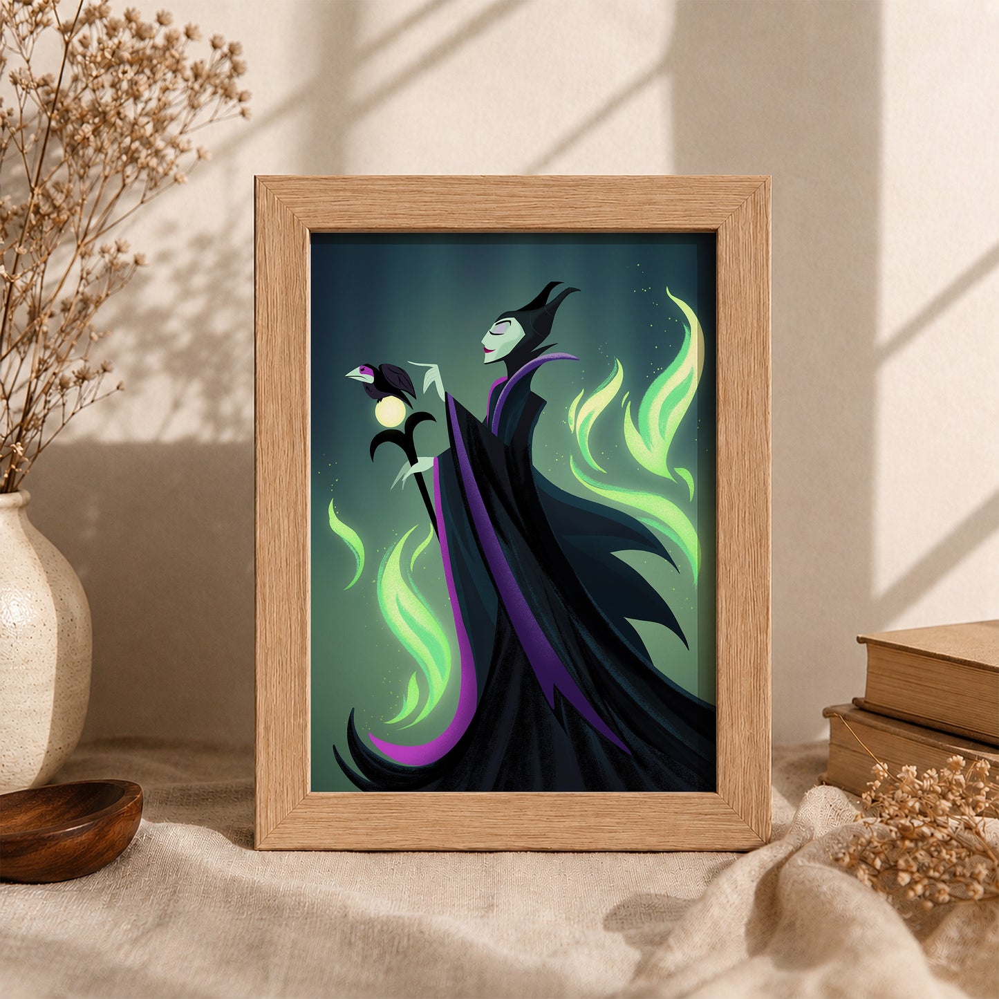 Maleficent — Disney Villain Fine Art Print
