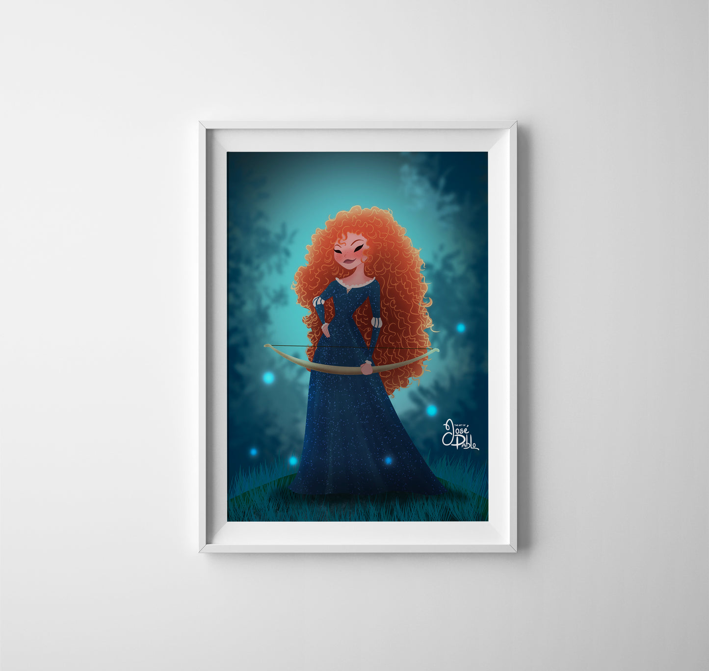 Princess Merida — Disney Princess Fine Art Print