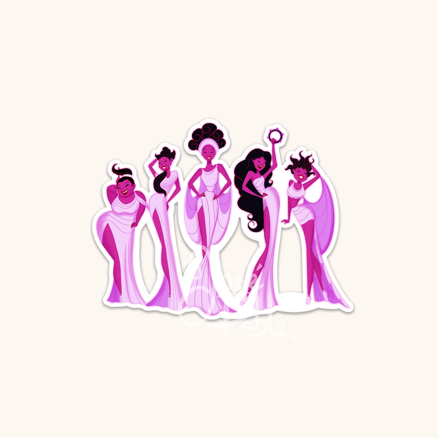 The Muses — Waterproof Vinyl Sticker