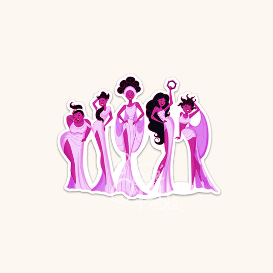 The Muses — Waterproof Vinyl Sticker