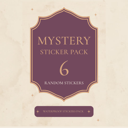 Mystery Sticker Pack — 6 Random Waterproof Stickers