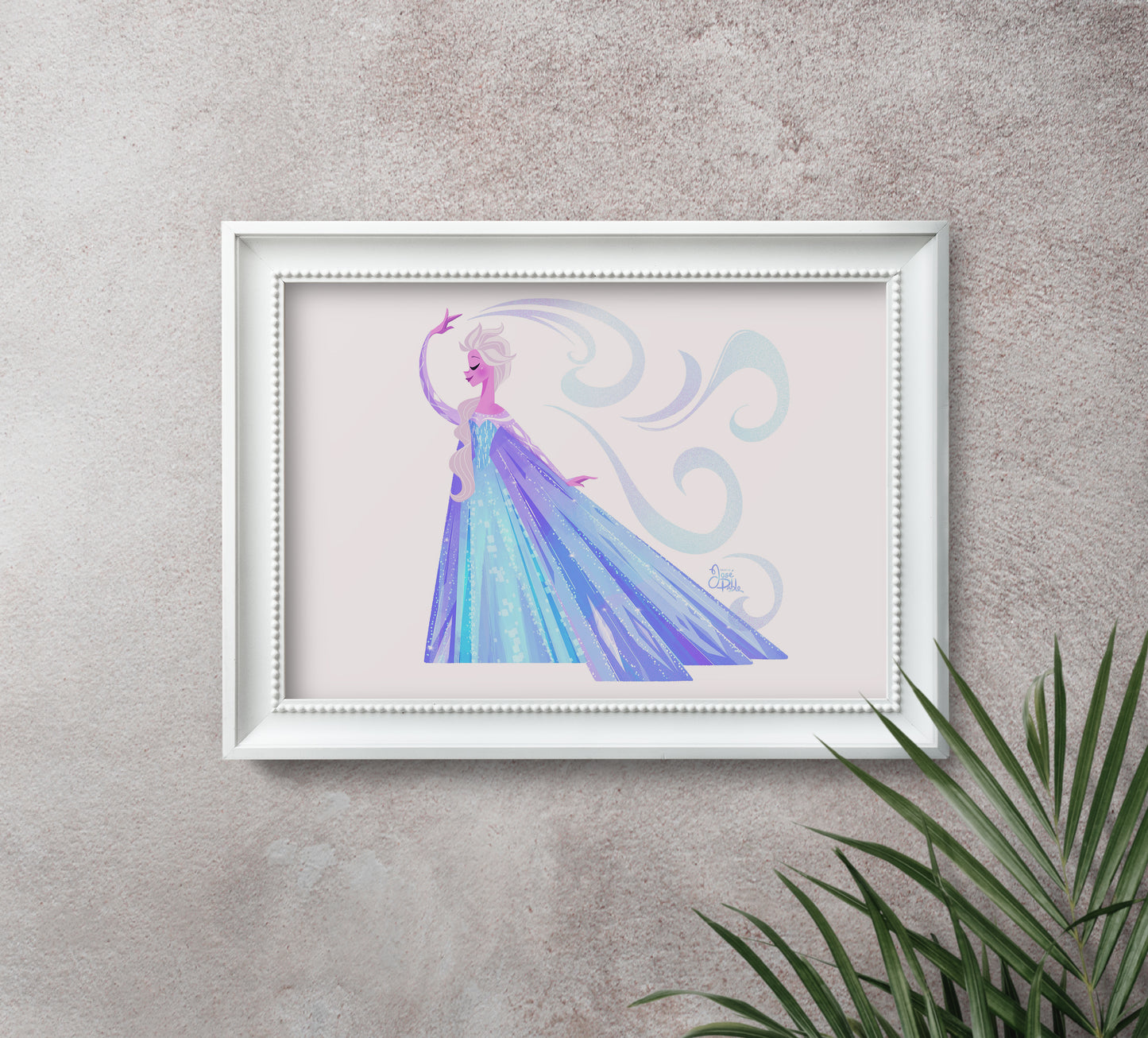 Elsa — Disney Princess Fine Art Print