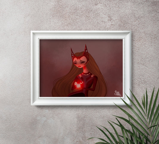 Scarlet Witch — Marvel Fine Art Print