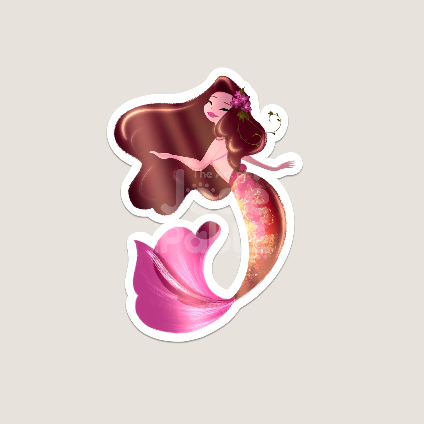 Velvet Ember — Waterproof Vinyl Sticker