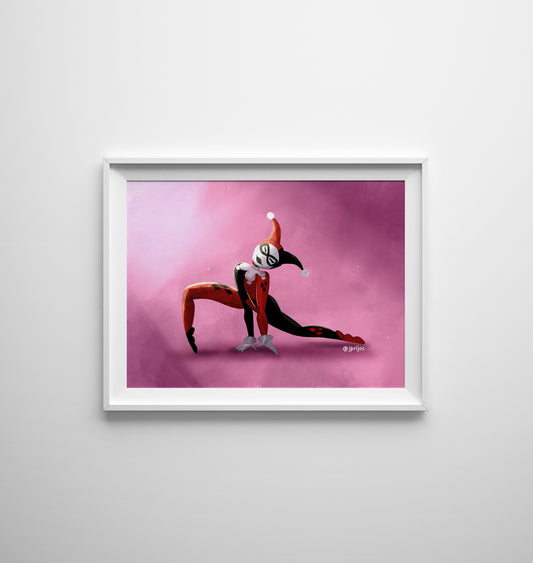 Harley Quinn — DC Villain Fine Art Print