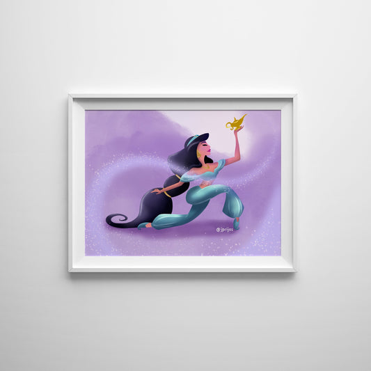 Princess Jasmine — Disney Princess Fine Art Print