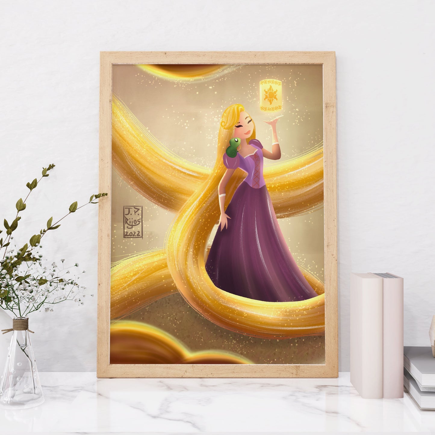 Princess Rapunzel — Disney Princess Fine Art Print