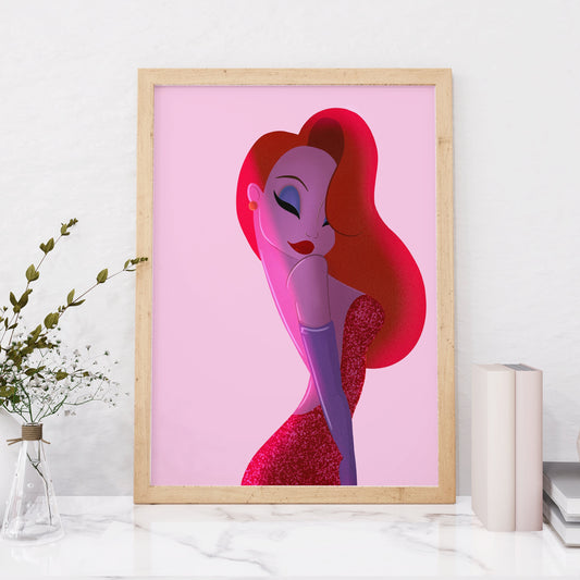 Jessica Rabbit — Classic Hollywood Fine Art Print